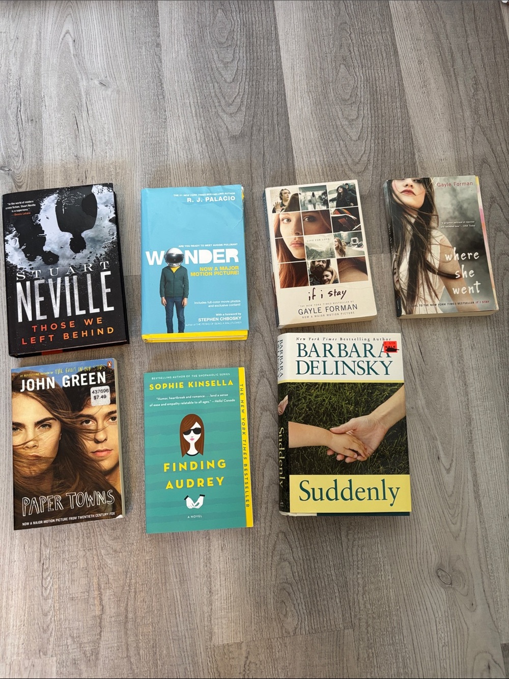 Chapter Paperback Book Set — Blue, Teal, Green, Black, Yellow Covers